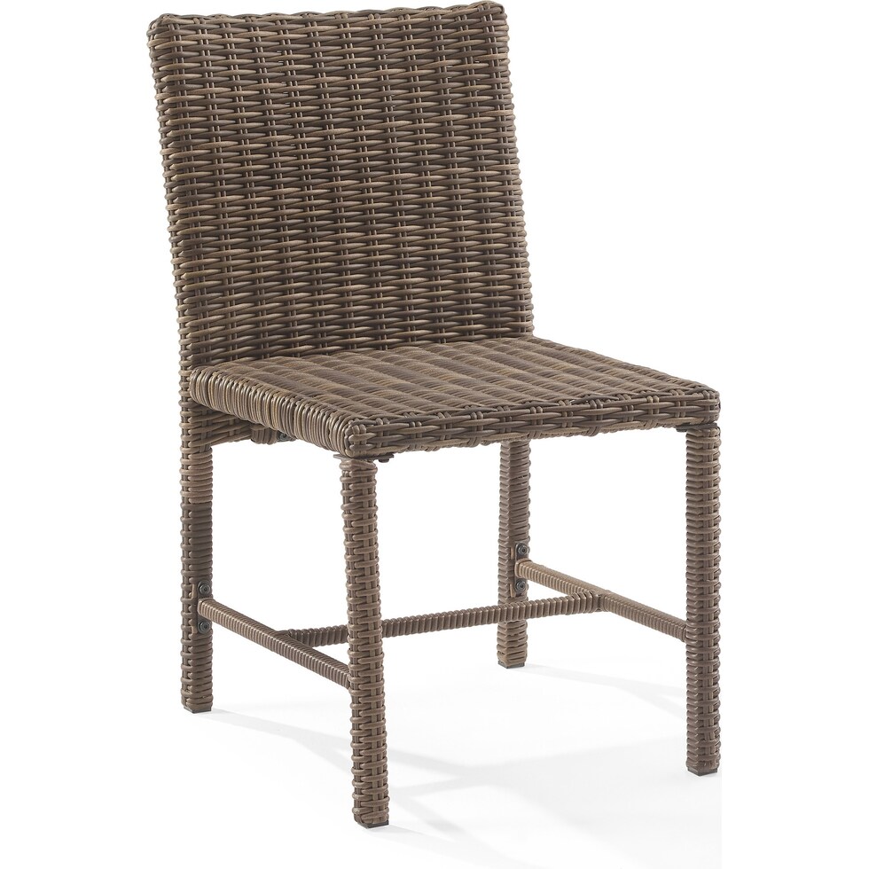destin sand brown outdoor dining chair   