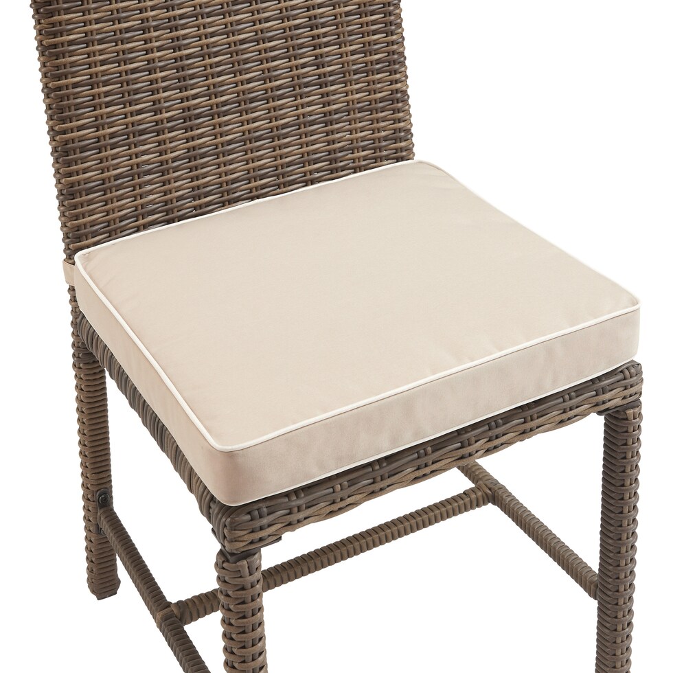 destin sand brown outdoor dining chair   
