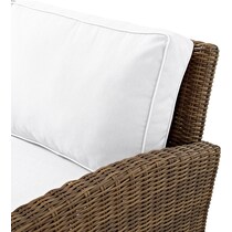destin white and brown outdoor sofa set   