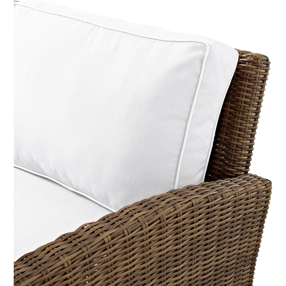 destin white and brown outdoor sofa set   