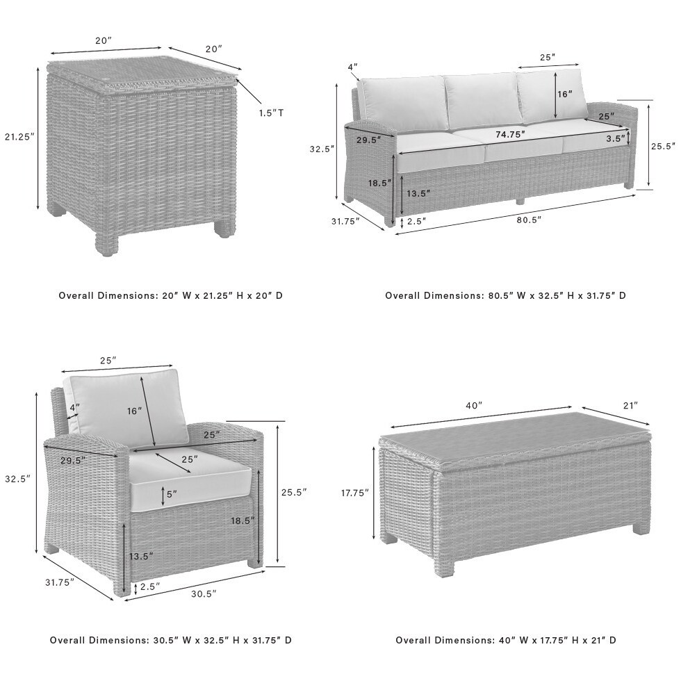 destin white and brown outdoor sofa set   