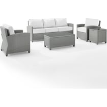 destin white and gray outdoor sofa set   