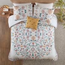 destiny multicolor full queen bedding set   