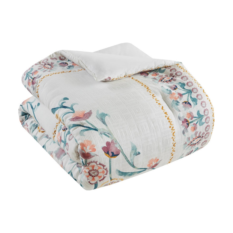 destiny multicolor full queen bedding set   