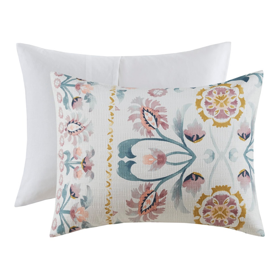 destiny multicolor full queen bedding set   