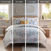 destiny multicolor full queen bedding set   