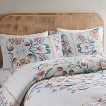 destiny multicolor full queen bedding set   