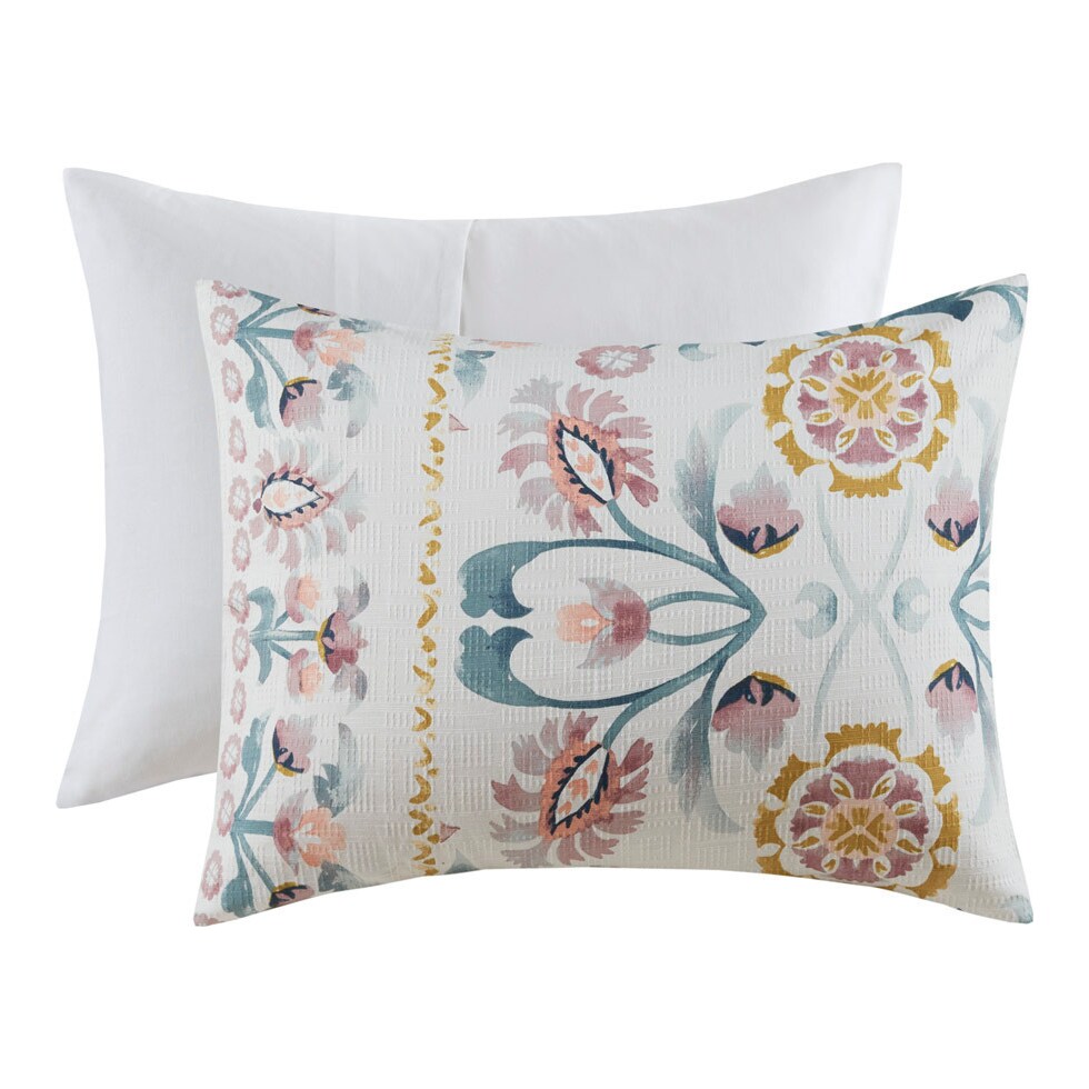 destiny multicolor king california king bedding set   