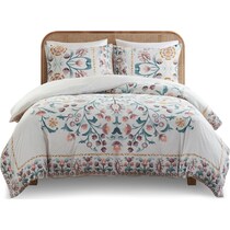 destiny multicolor king california king bedding set   