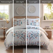 destiny multicolor king california king bedding set   