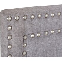 devereaux gray king bed   