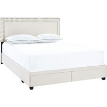devereaux gray queen bed   