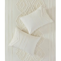 devereaux white king california king bedding set   