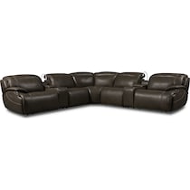 devon gray sectional   