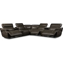 devon gray sectional   