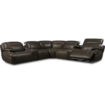 devon gray sectional   