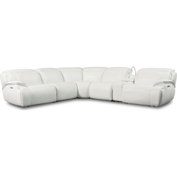 Devon DualPower Reclining Sofa American Signature Furniture