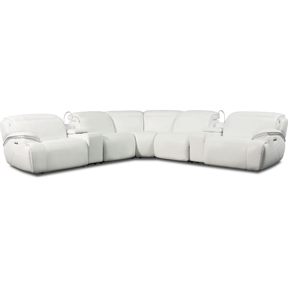 Devon DualPower Reclining Sofa American Signature Furniture