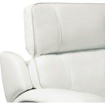 devon white loveseat   