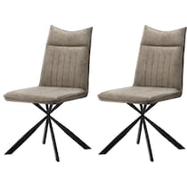 dex beige black chair   