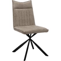 dex beige black chair   