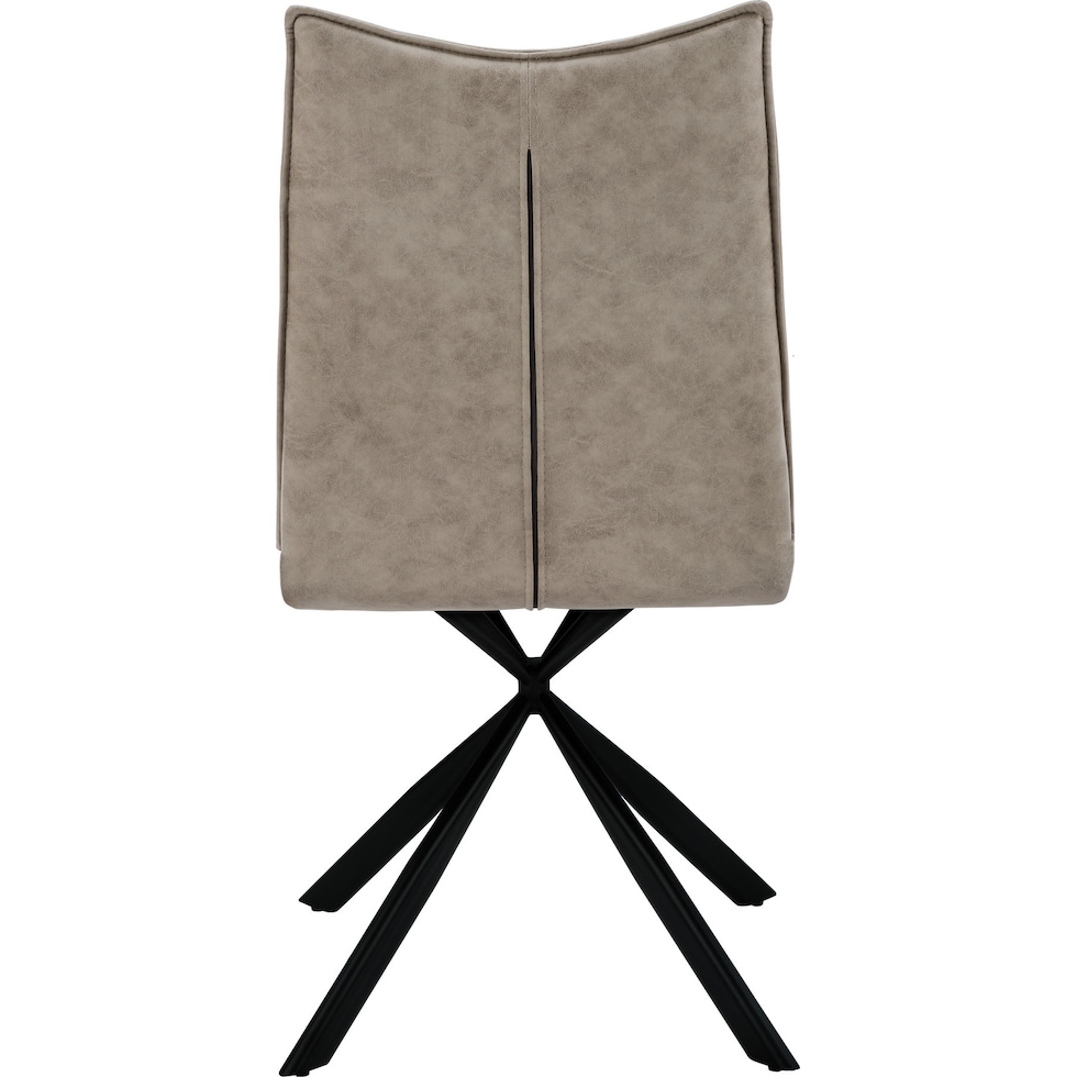 dex beige black chair   