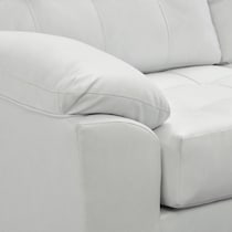 dexter white sectional   