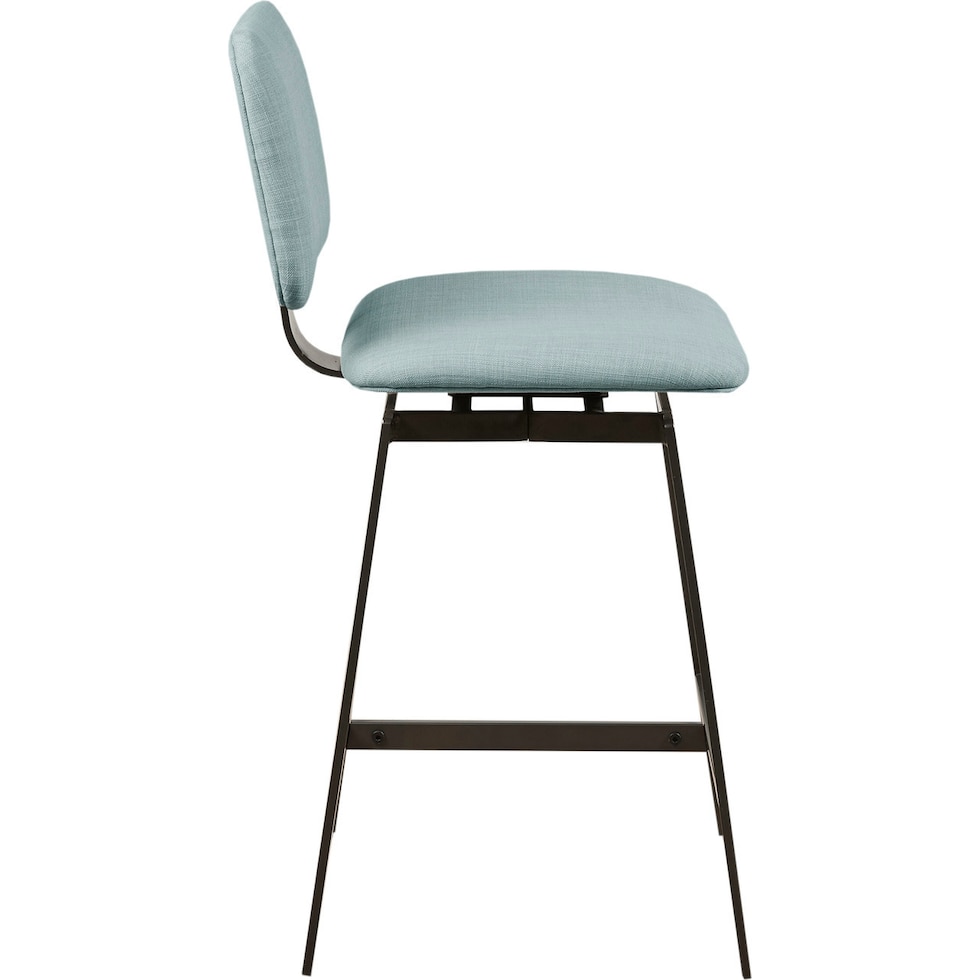 diedra blue counter height stool   