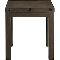 dill gray end table   