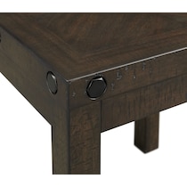 dill gray end table   