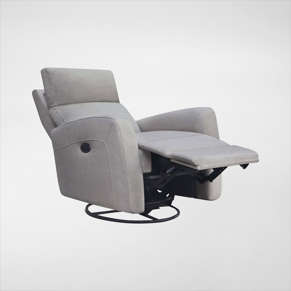 dillan gray swivel glider   