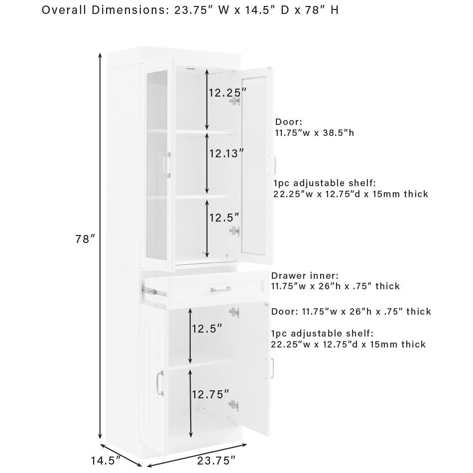 Jansen Stackable Pantry  American Signature Furniture