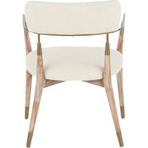 dion white dining chair   