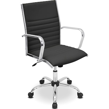 Director Office Arm Chair - Black