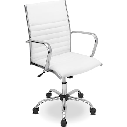 Director Office Arm Chair - White