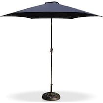 district blue outdoor umbrella   