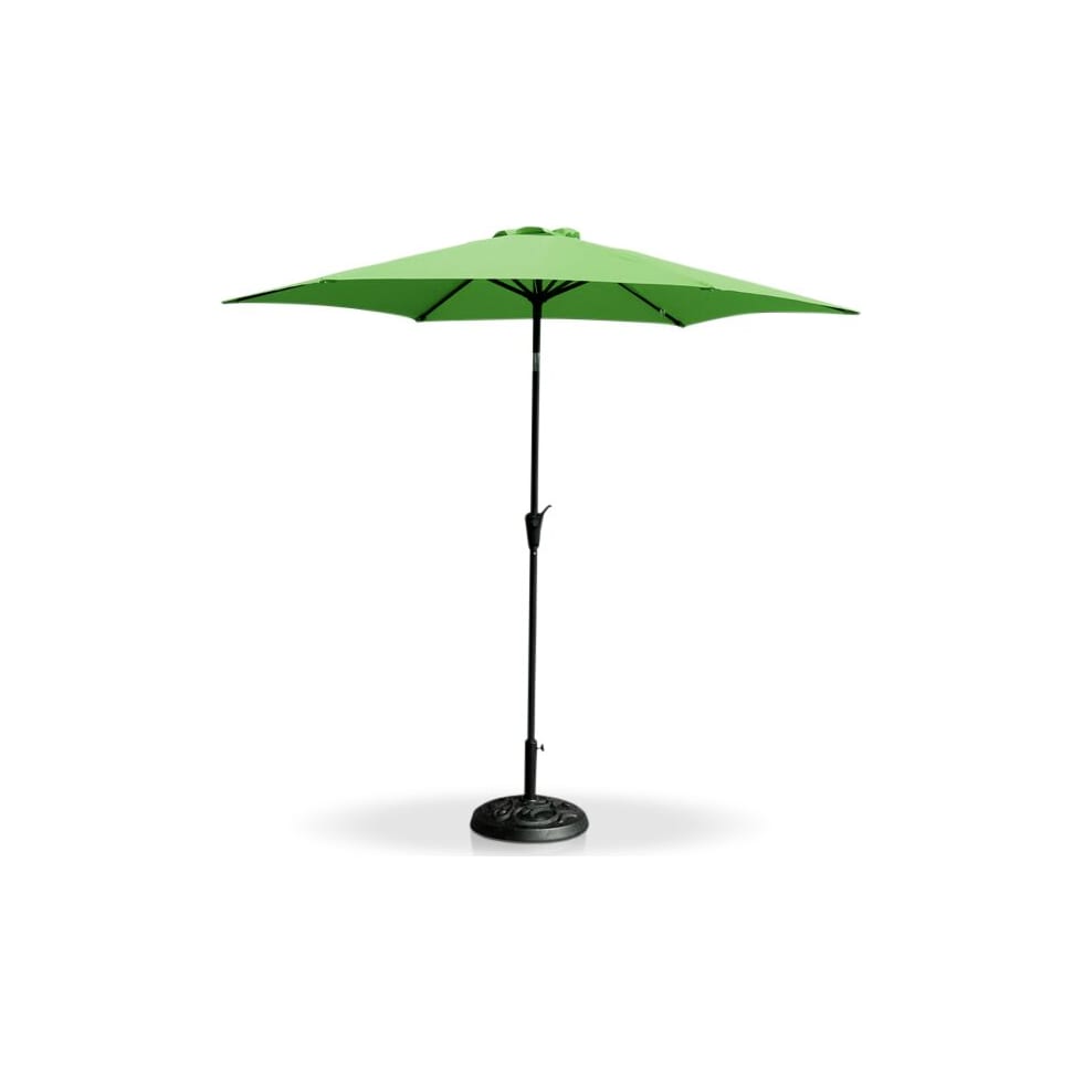 district green outdoor umbrella   