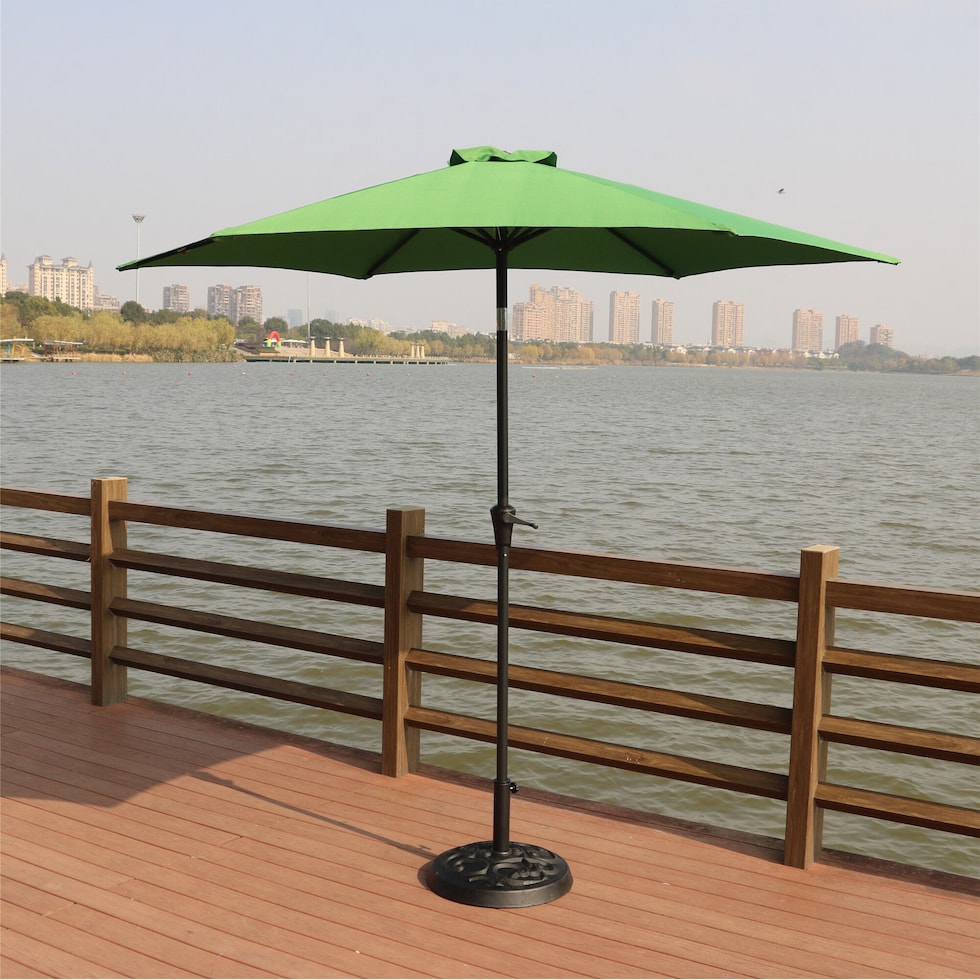district green outdoor umbrella   
