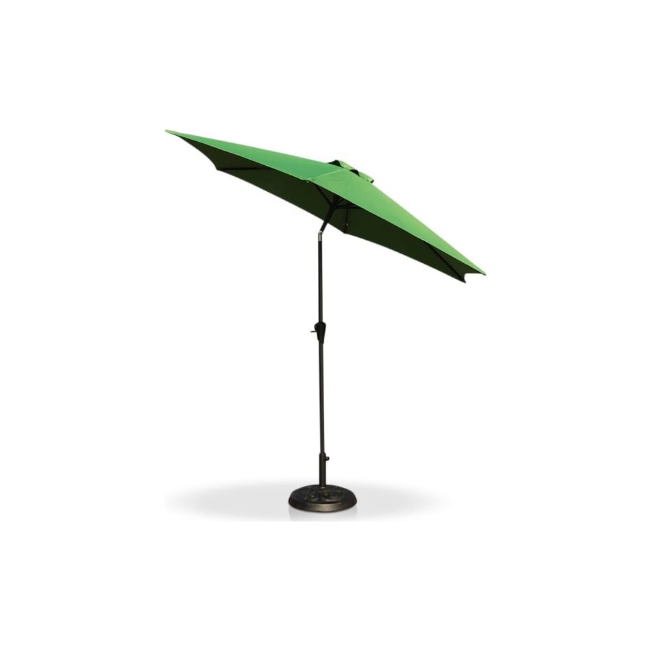 district green outdoor umbrella   