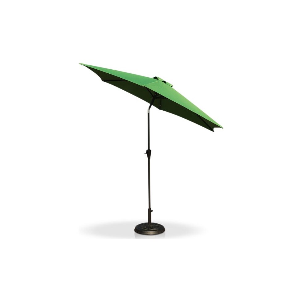 district green outdoor umbrella   