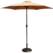 district light brown outdoor umbrella   