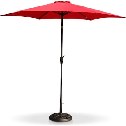 District Outdoor Umbrella - Red