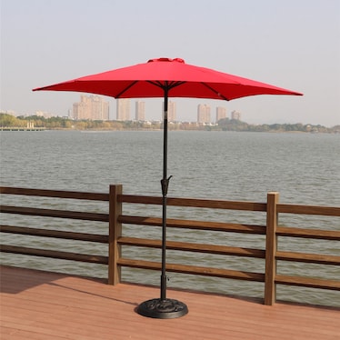 District Outdoor Umbrella - Red