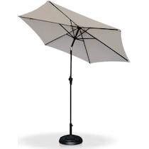district white outdoor umbrella   