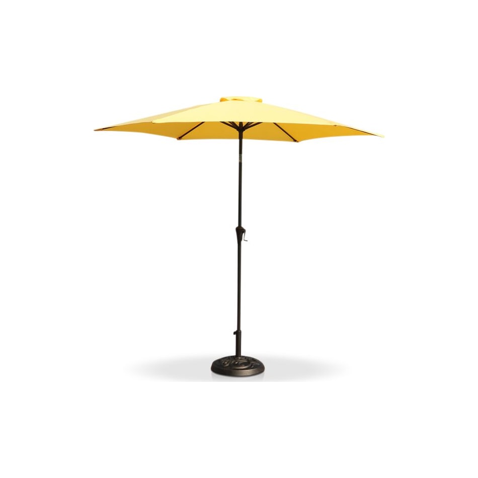 district yellow outdoor umbrella   