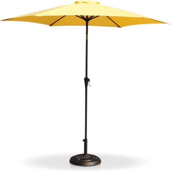 District Outdoor Umbrella Yellow American Signature Furniture
