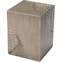 divergent gold accent table   