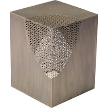 divergent gold accent table   