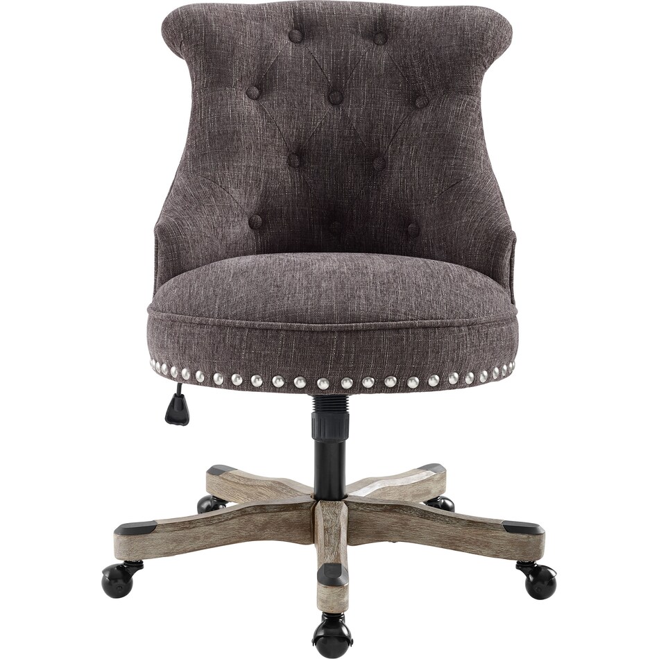 dixie gray office chair   