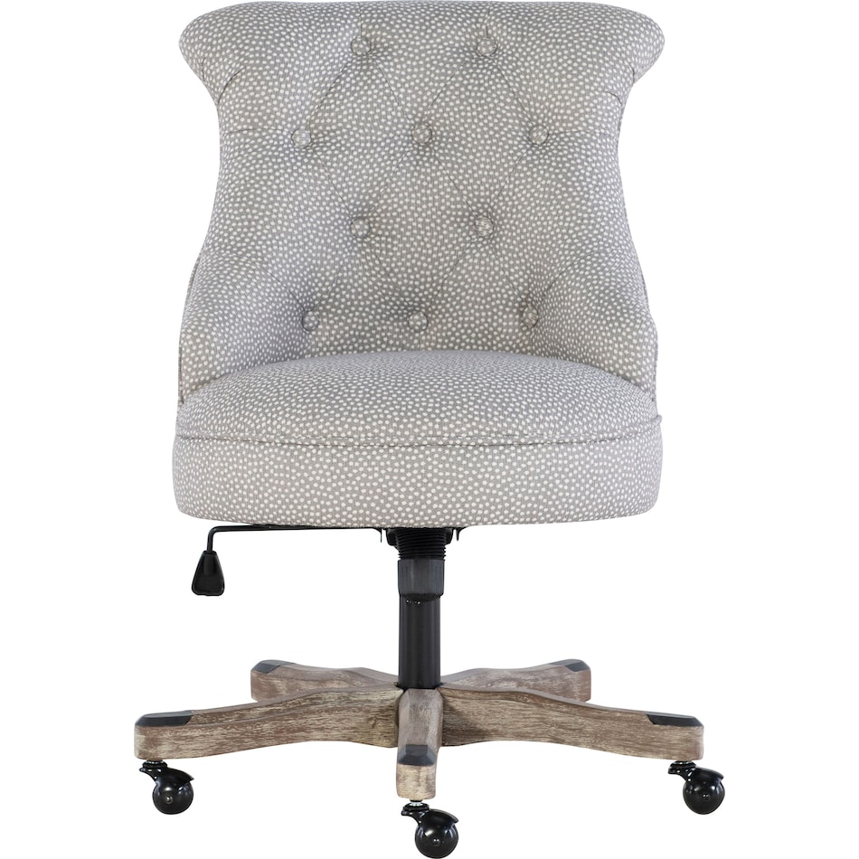 dixie gray office chair   